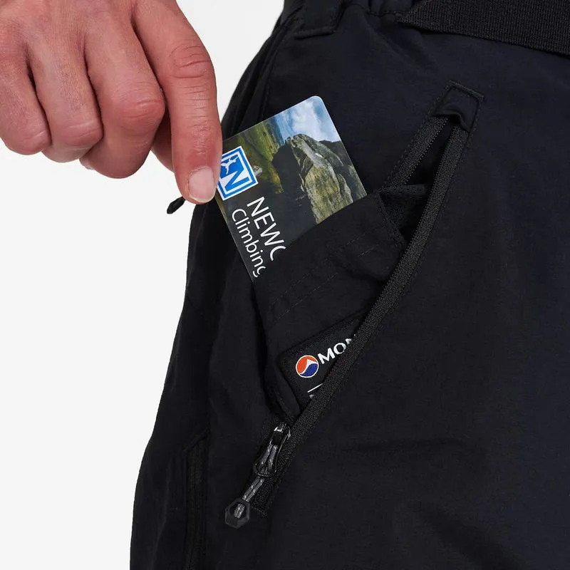 Montane Terra Regular Mens Pants in Black-1